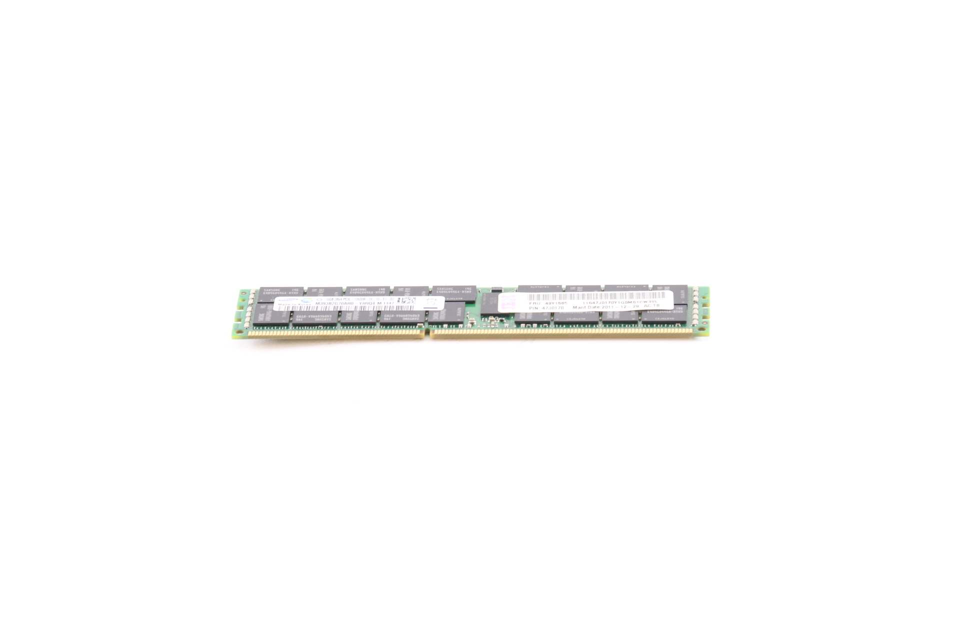Memoria RAM IBM 16 GB (1x16) DDR3 PC3L-10600R – Modulo DIMM Per Server, Codice 49Y1565