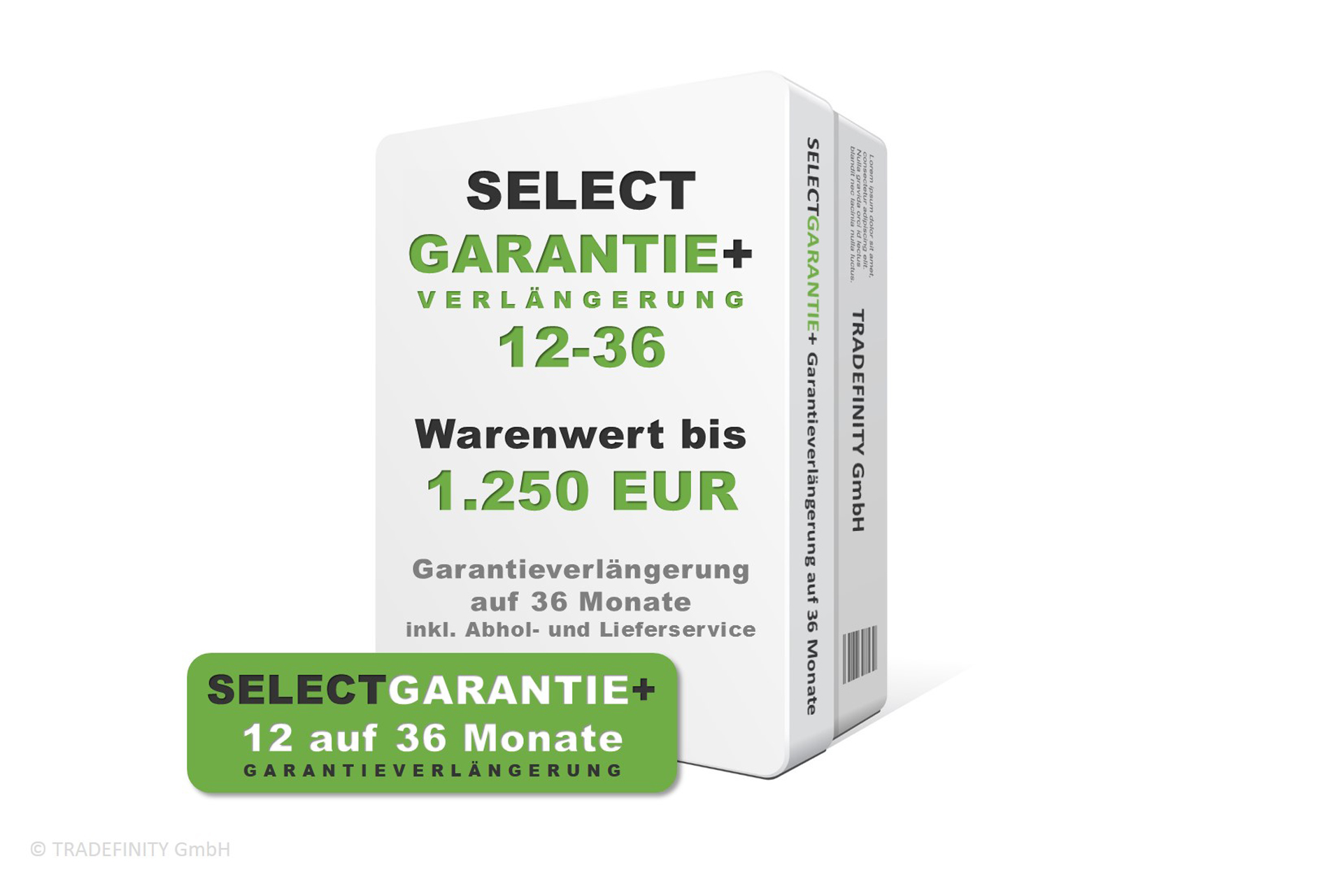 SELECTGARANTIE+ auf 36 Monate (Warenwert bis 1.250,00 EUR Brutto)