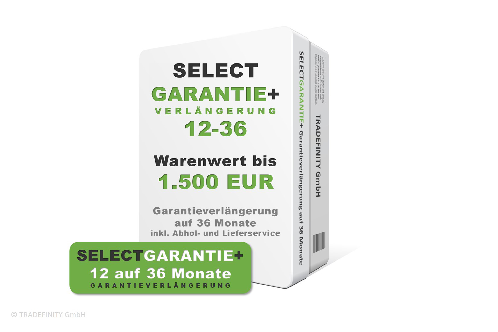 SELECTGARANTIE+ auf 36 Monate (Warenwert bis 1.500,00 EUR Brutto)