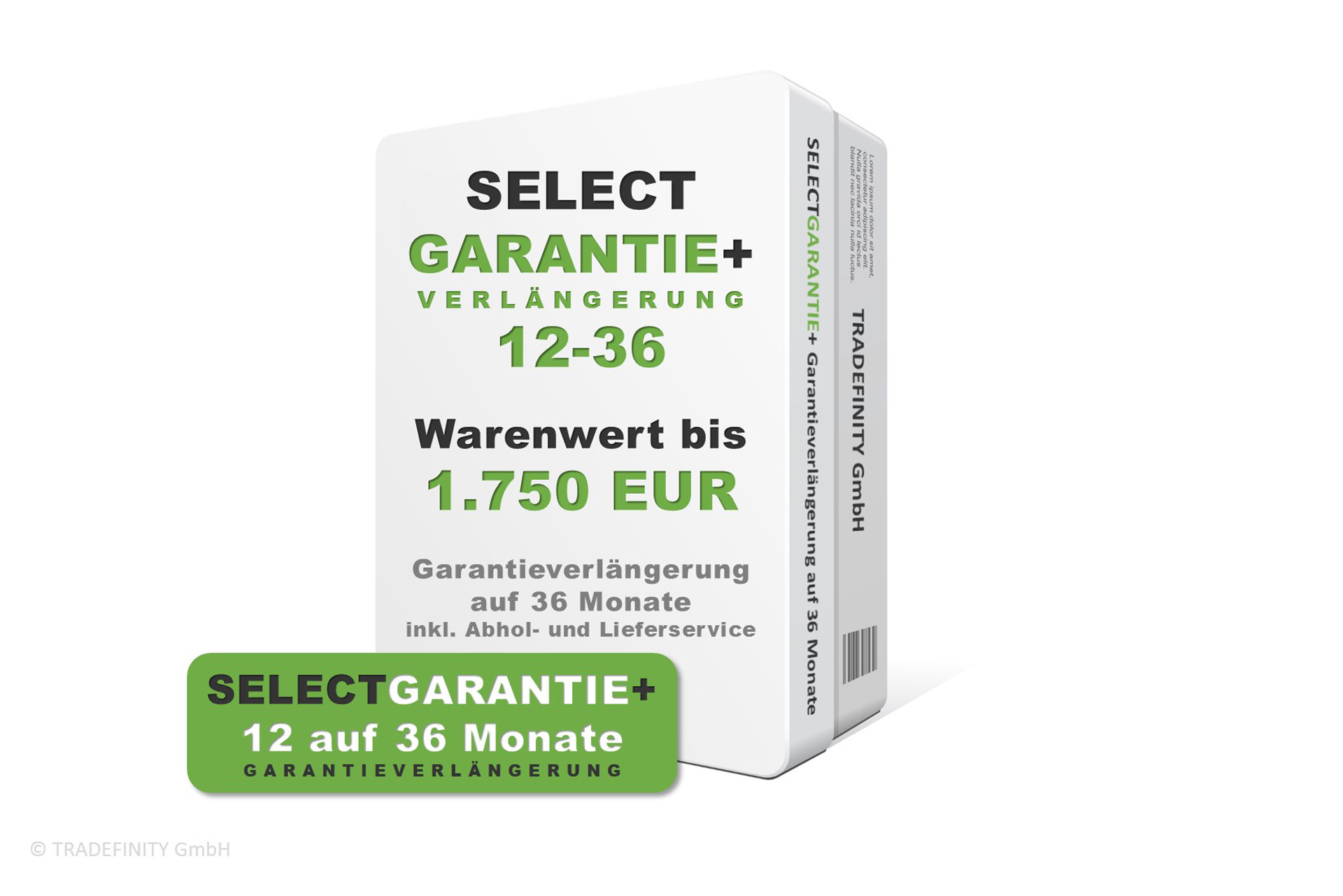 SELECTGARANTIE+ auf 36 Monate (Warenwert bis 1.750,00 EUR Brutto)