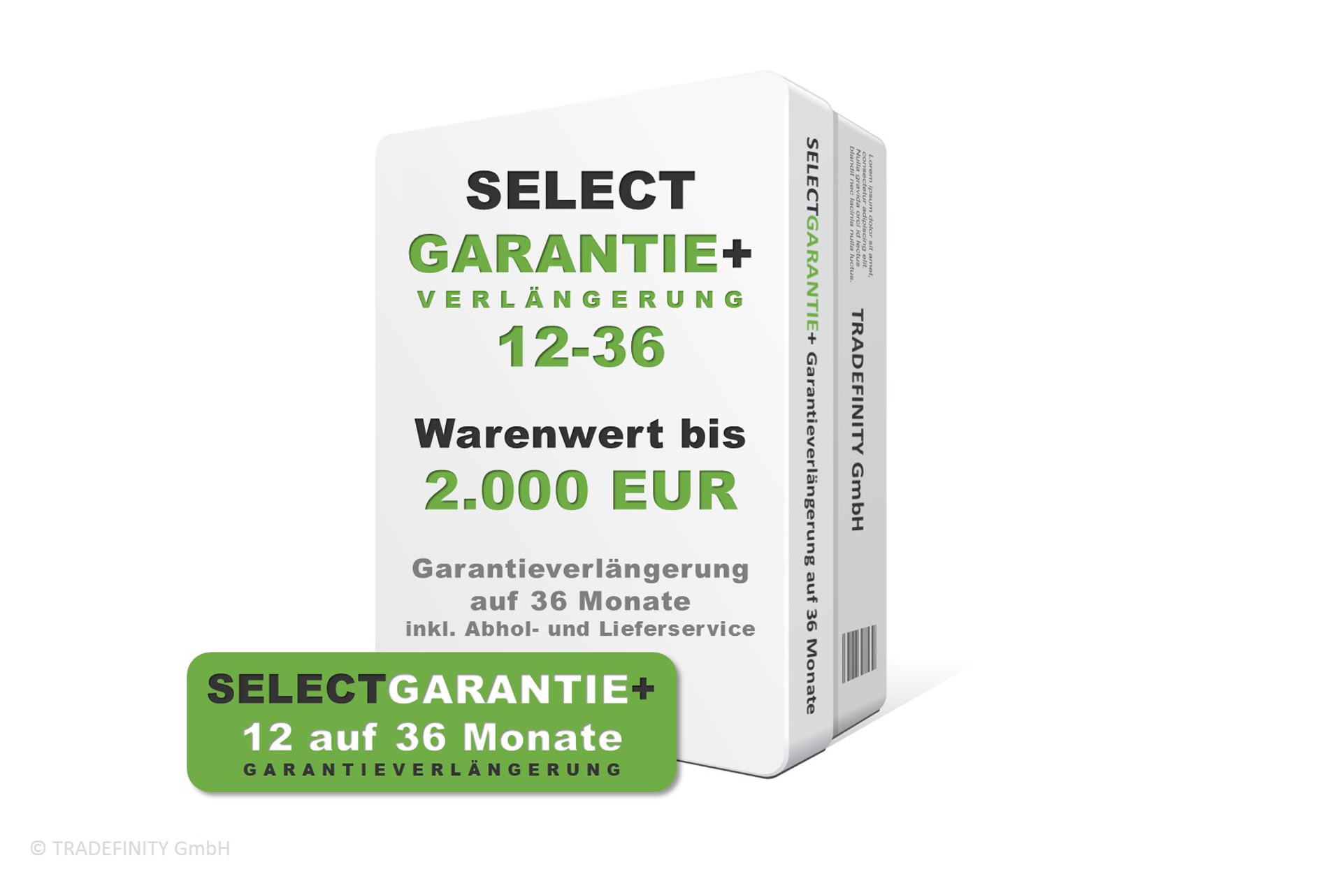 SELECTGARANTIE+ auf 36 Monate (Warenwert bis 2.000,00 EUR Brutto)